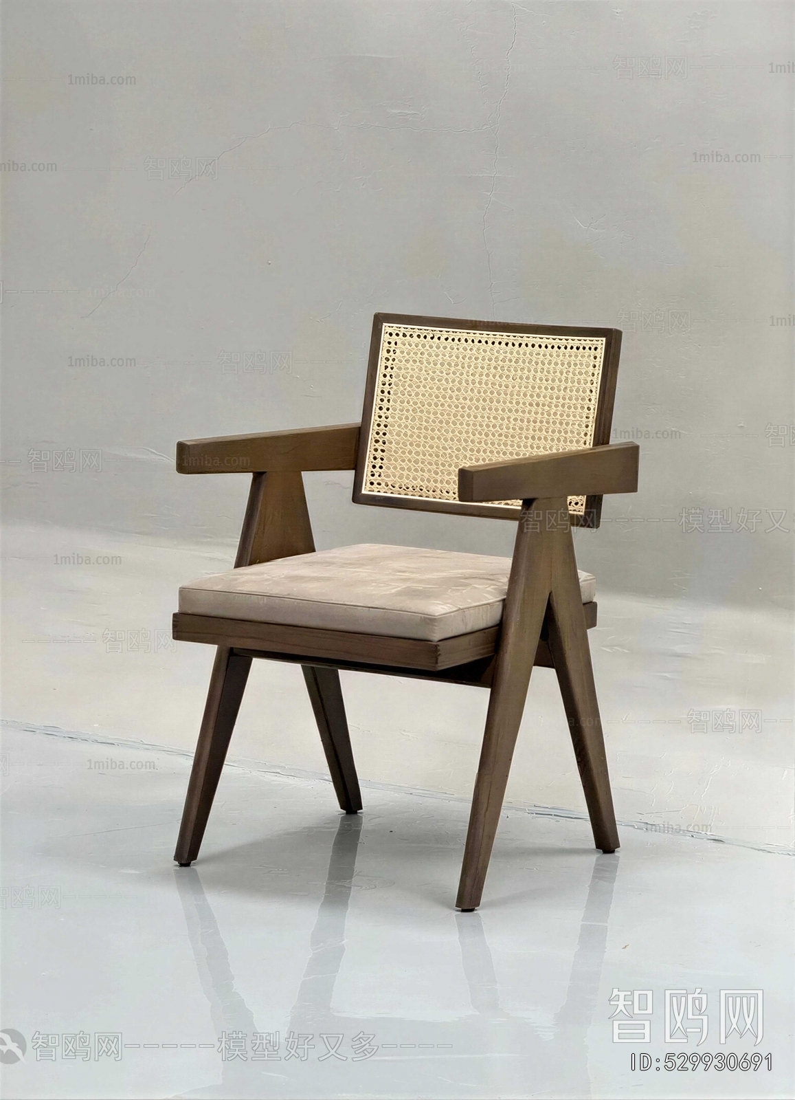 Wabi-sabi Style Lounge Chair