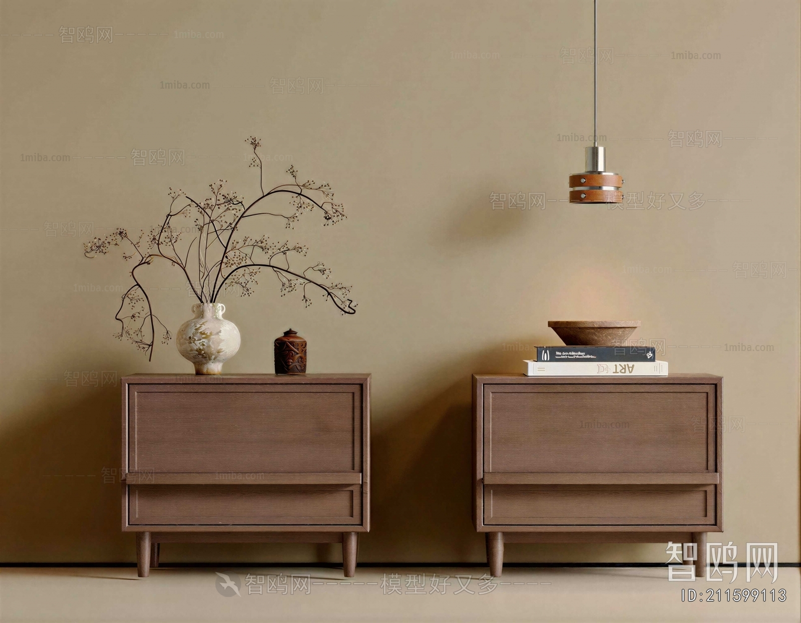 Modern Bedside Cupboard