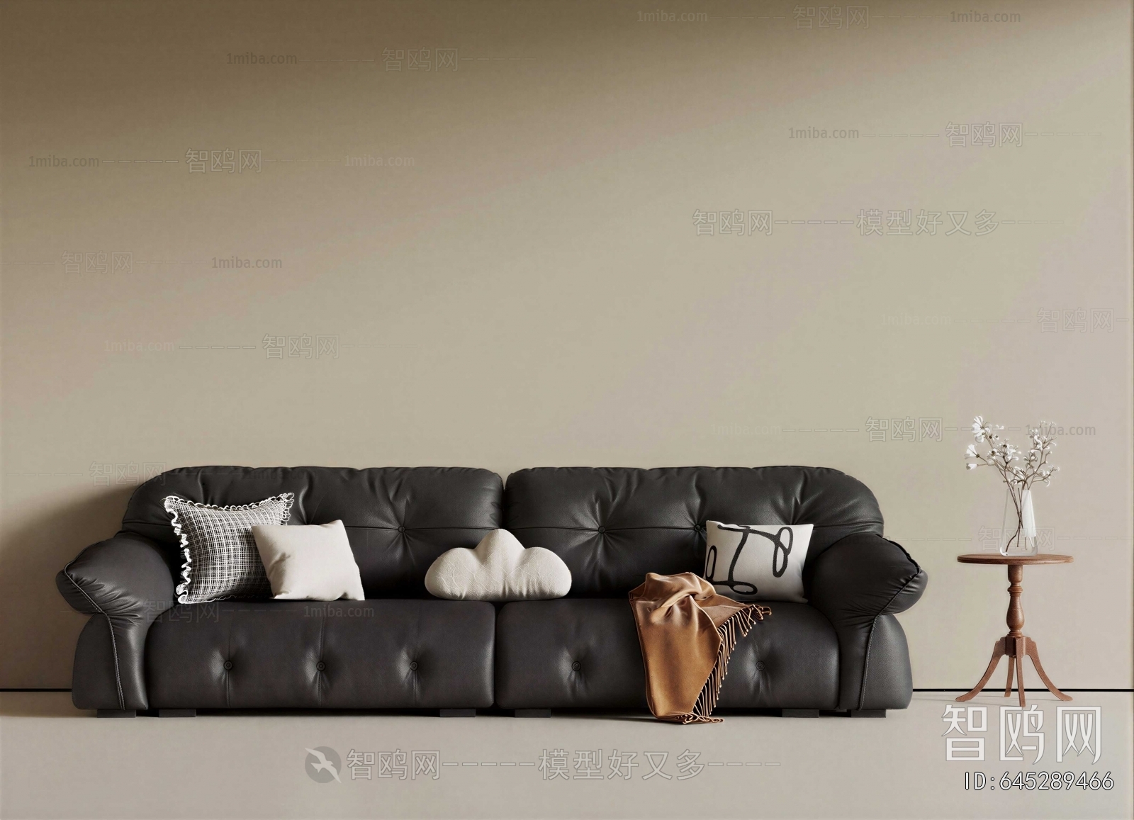 Modern Three-seat Sofa