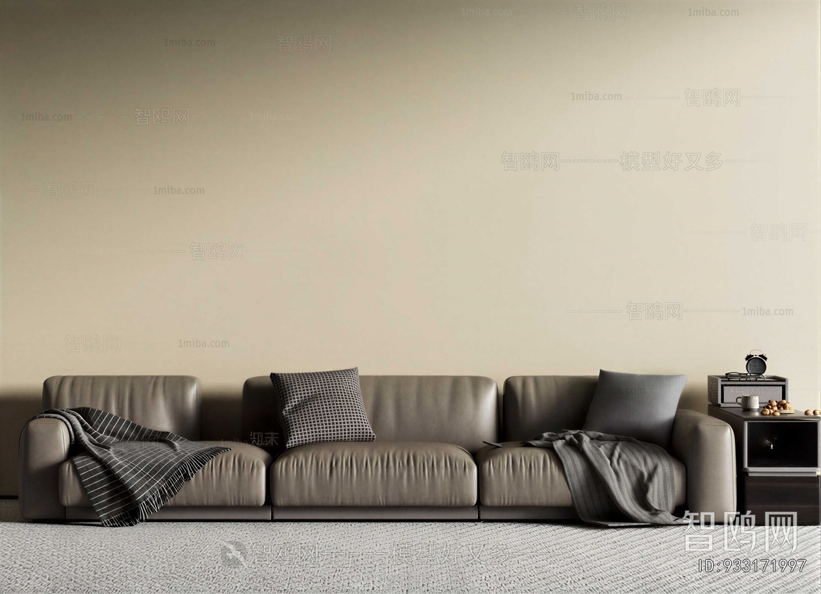 Modern Three-seat Sofa