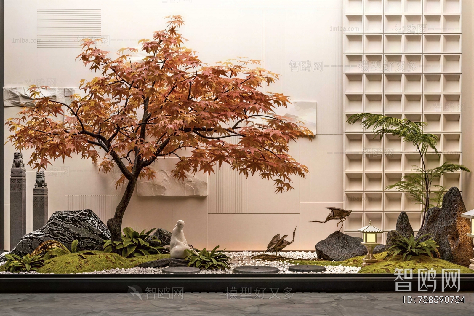 Japanese Style Plant Landscaping