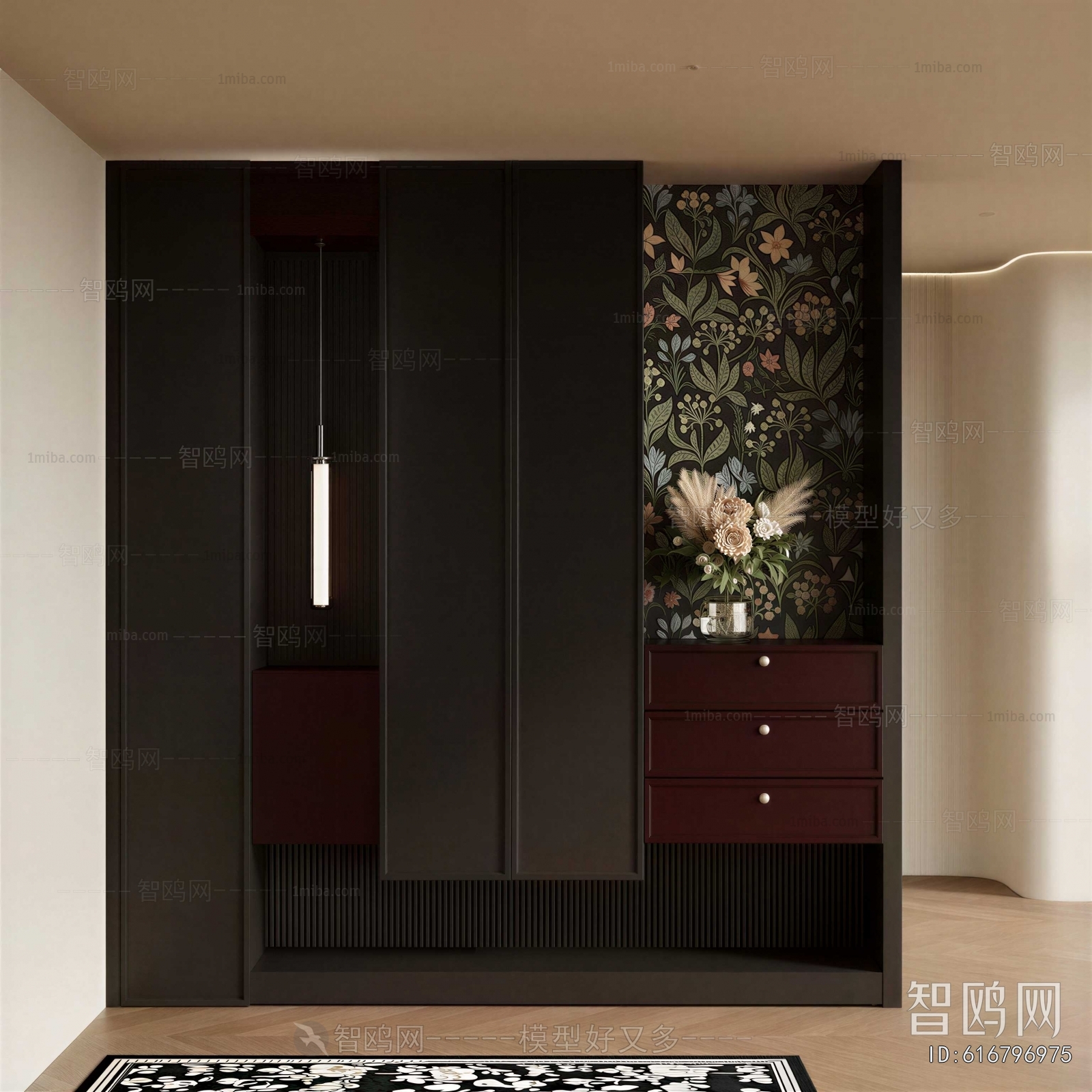 French Style Entrance Cabinet