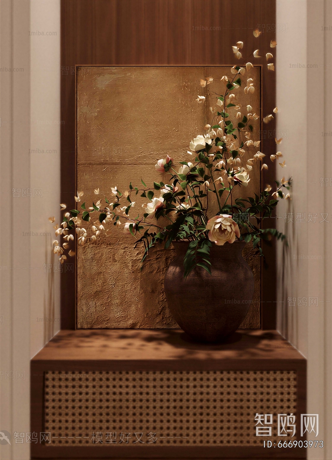 Wabi-sabi Style Flower Arrangement