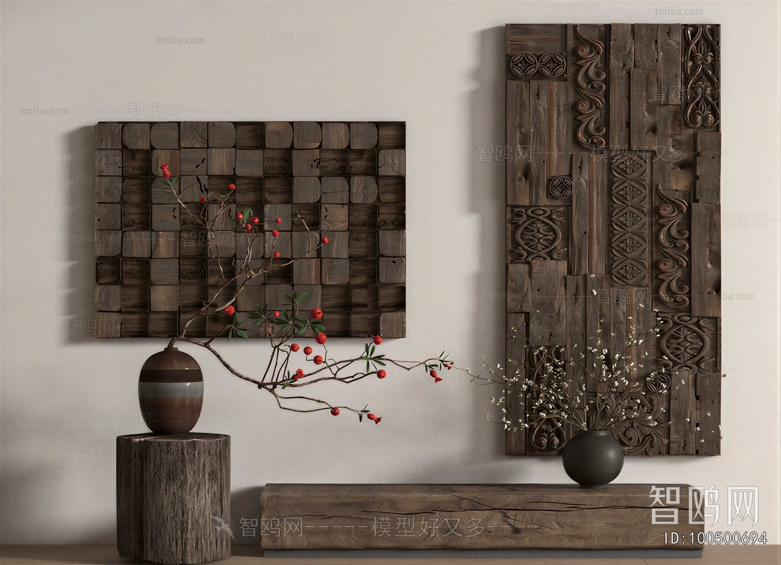 Wabi-sabi Style Wall Decoration