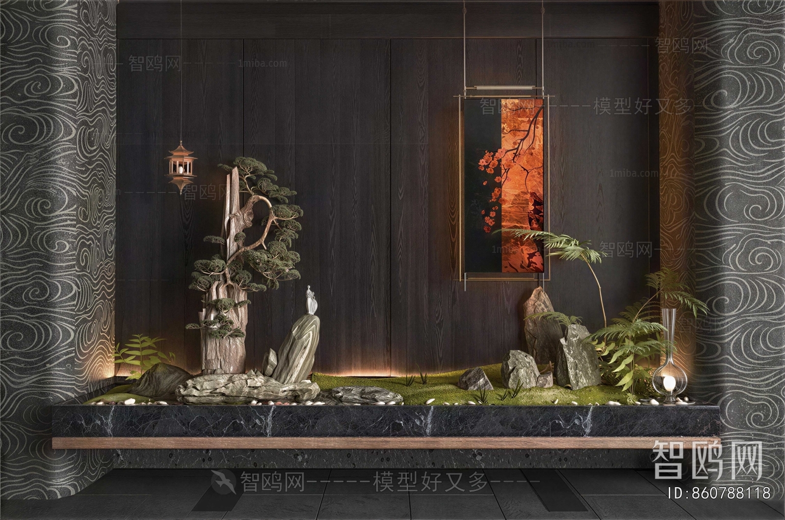 New Chinese Style Plant Landscaping