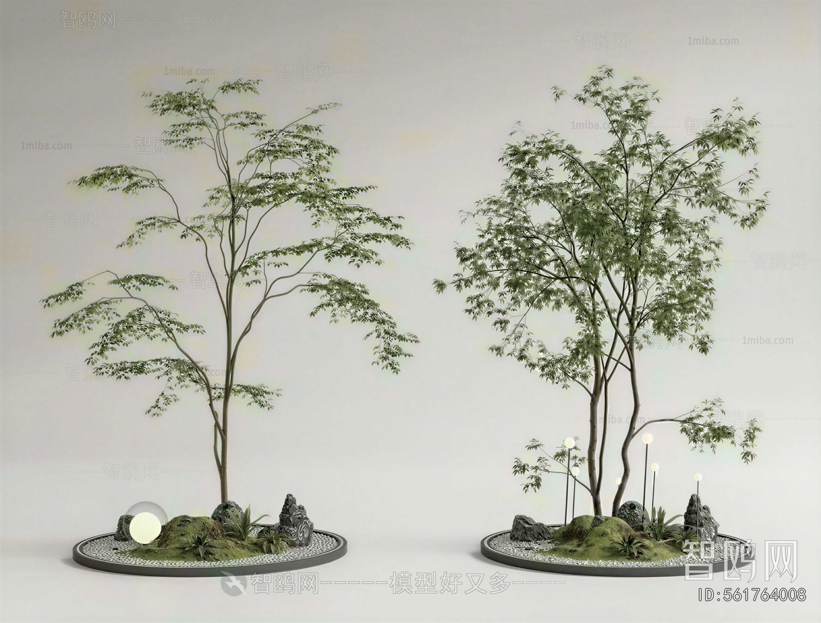 New Chinese Style Plant Landscaping