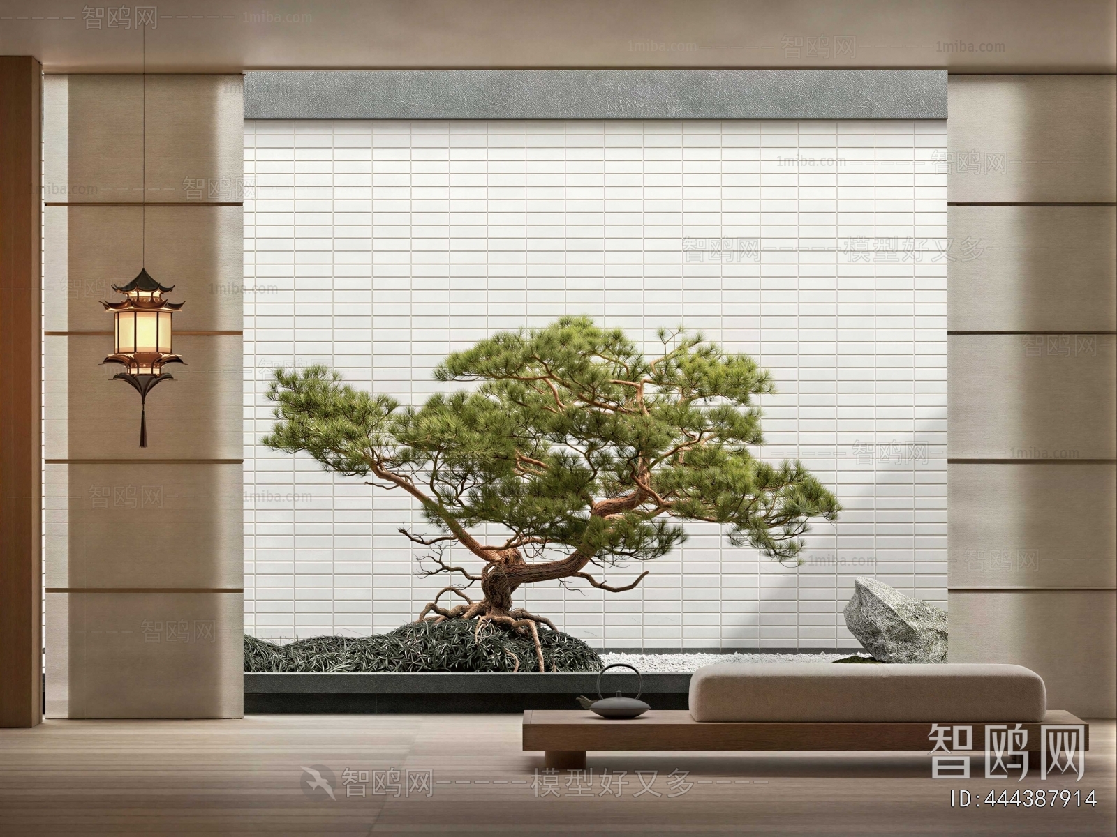 New Chinese Style Plant Landscaping