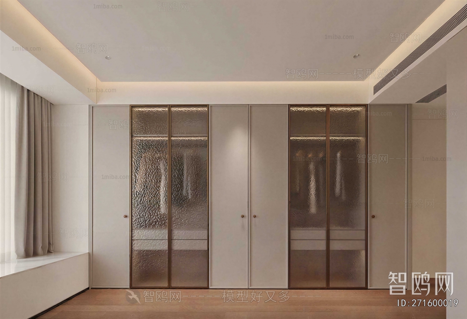 Modern Clothes Storage Area