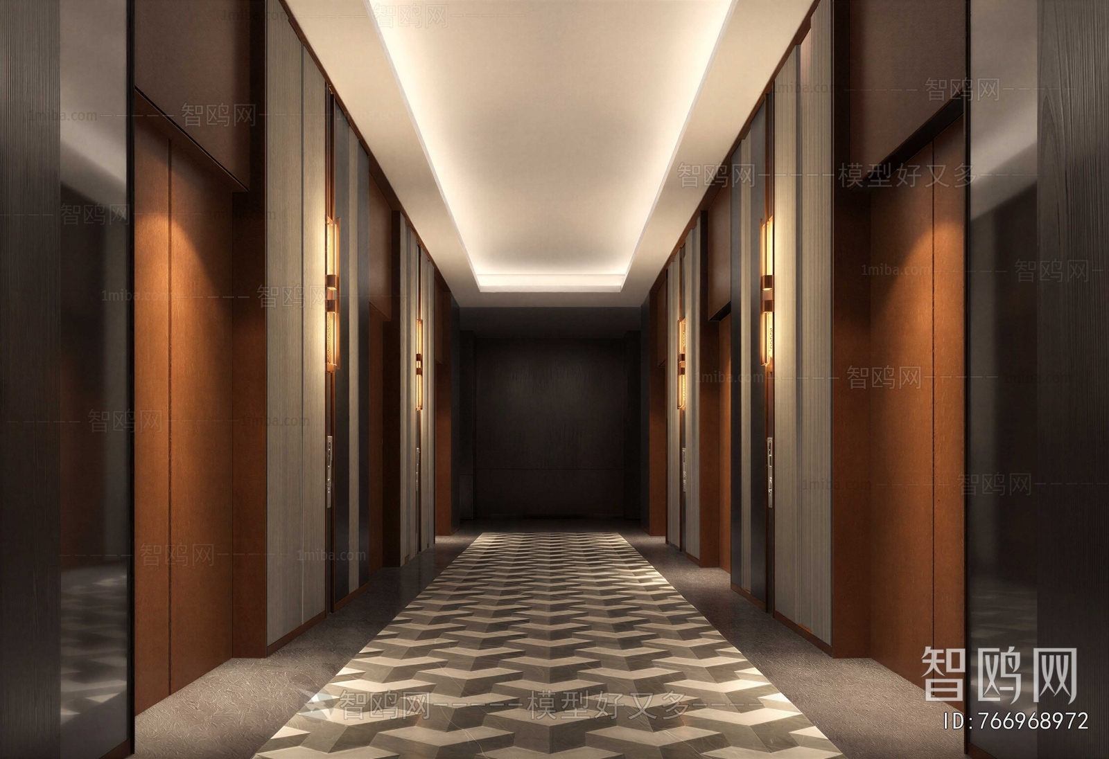 Modern Corridor Elevator Hall