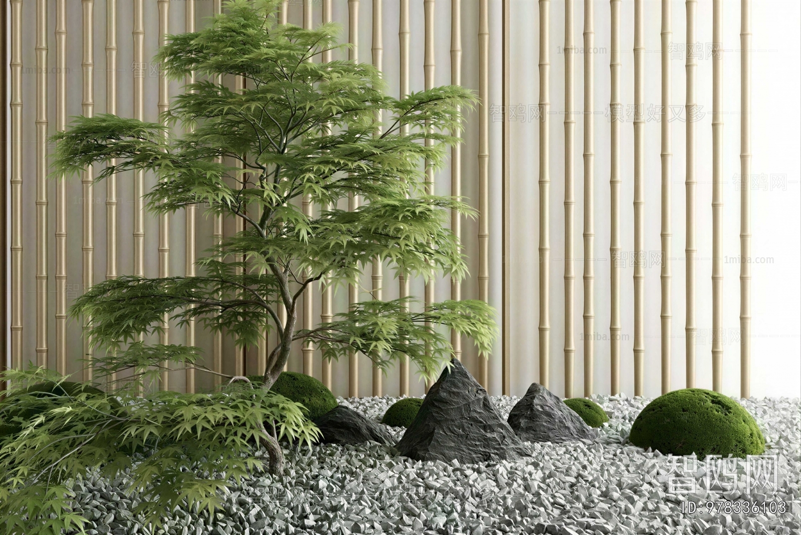 New Chinese Style Plant Landscaping