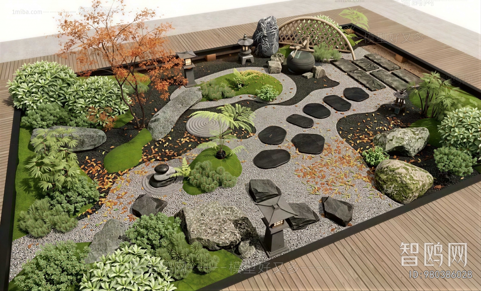 Japanese Style Courtyard/landscape