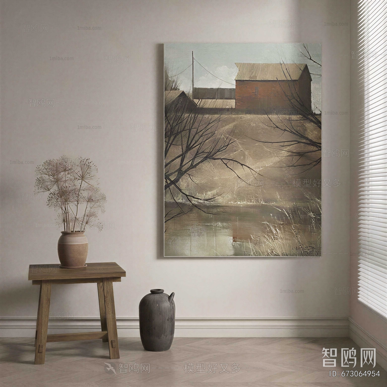 Wabi-sabi Style Painting