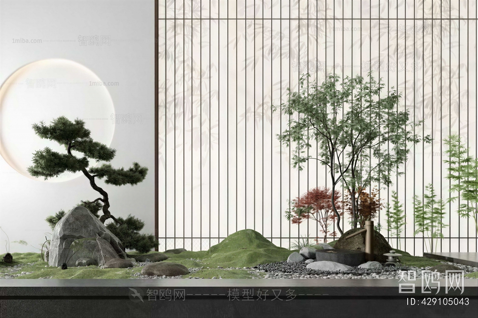 New Chinese Style Plant Landscaping