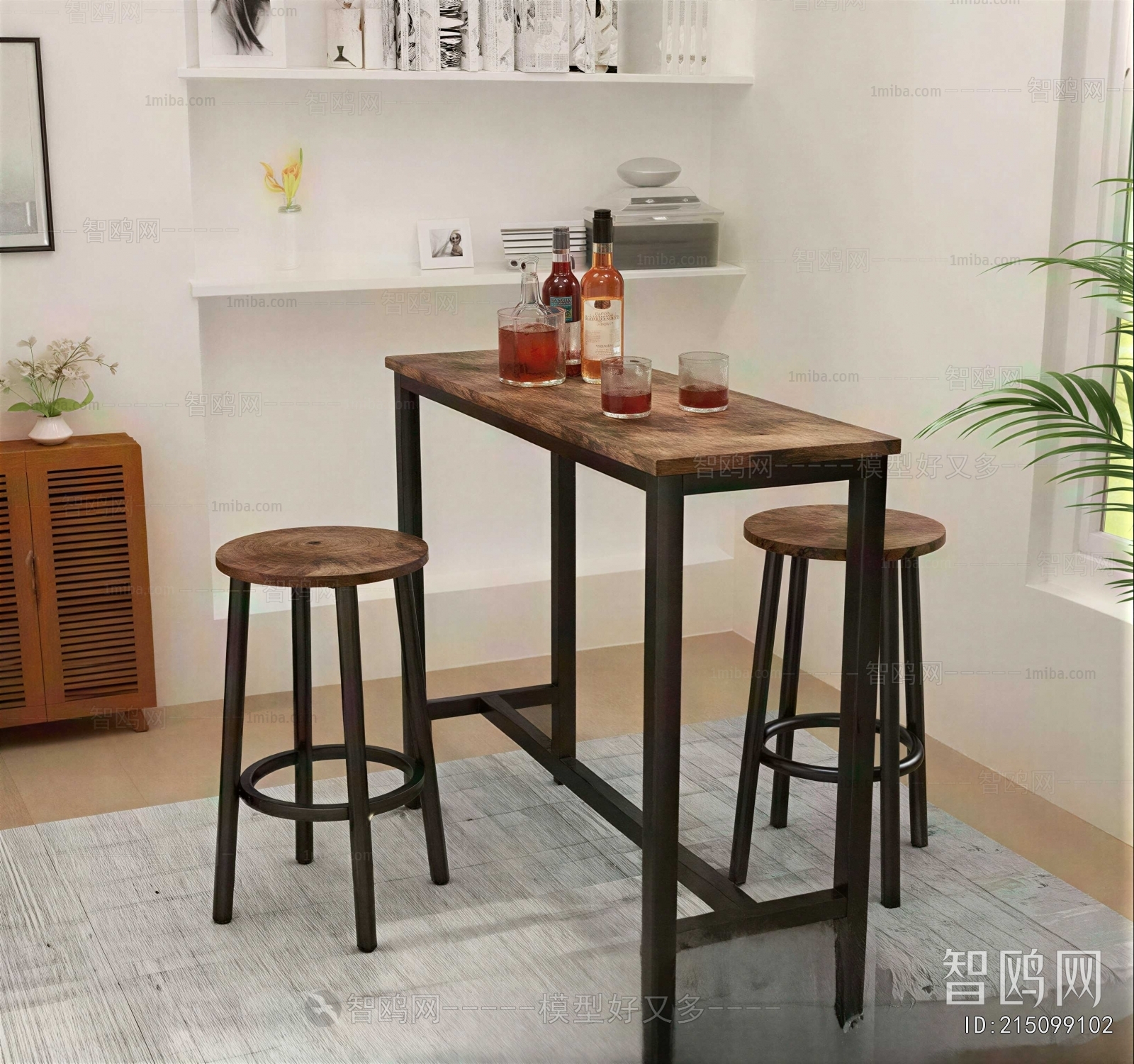 Nordic Style Counter Bar