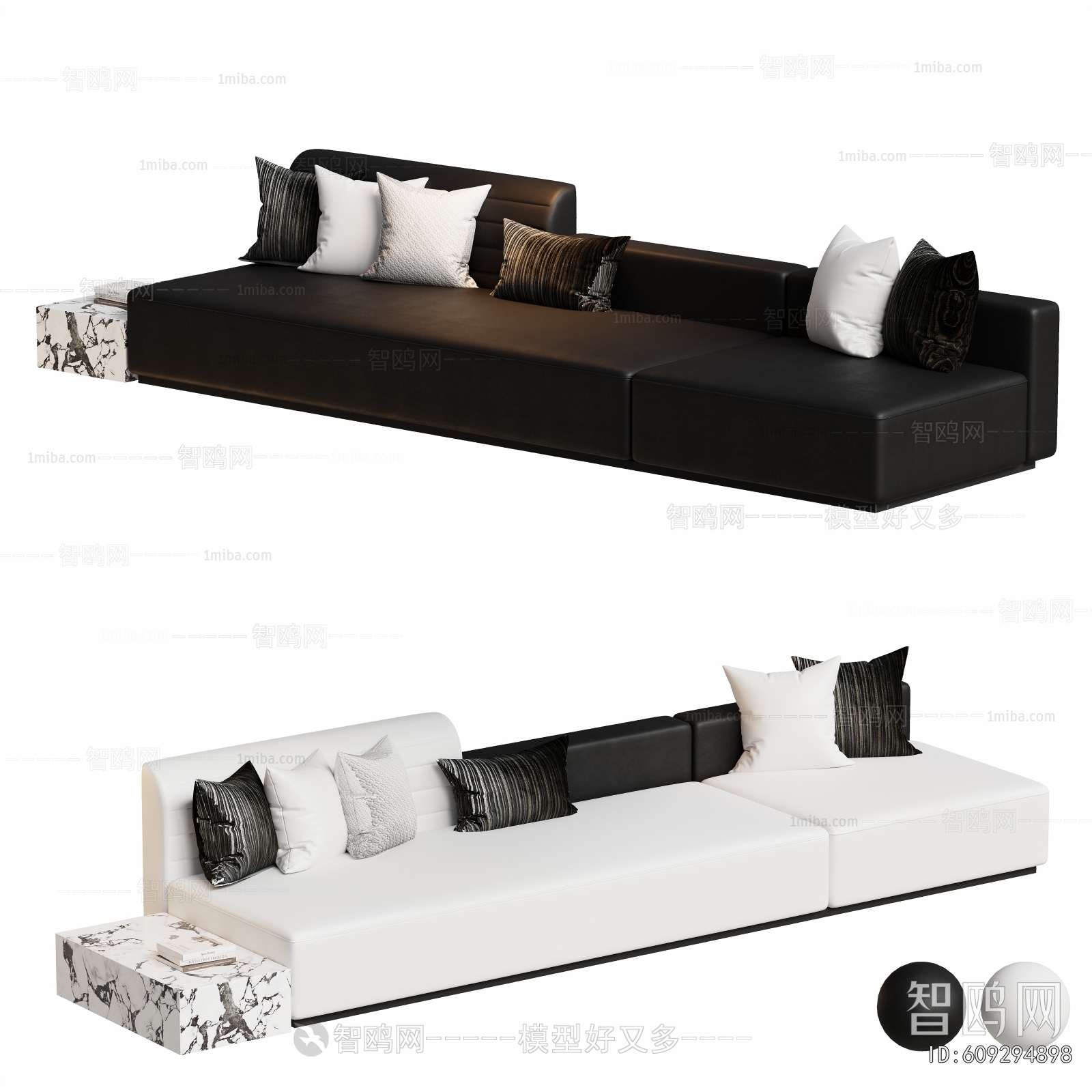 Modern Multi Person Sofa