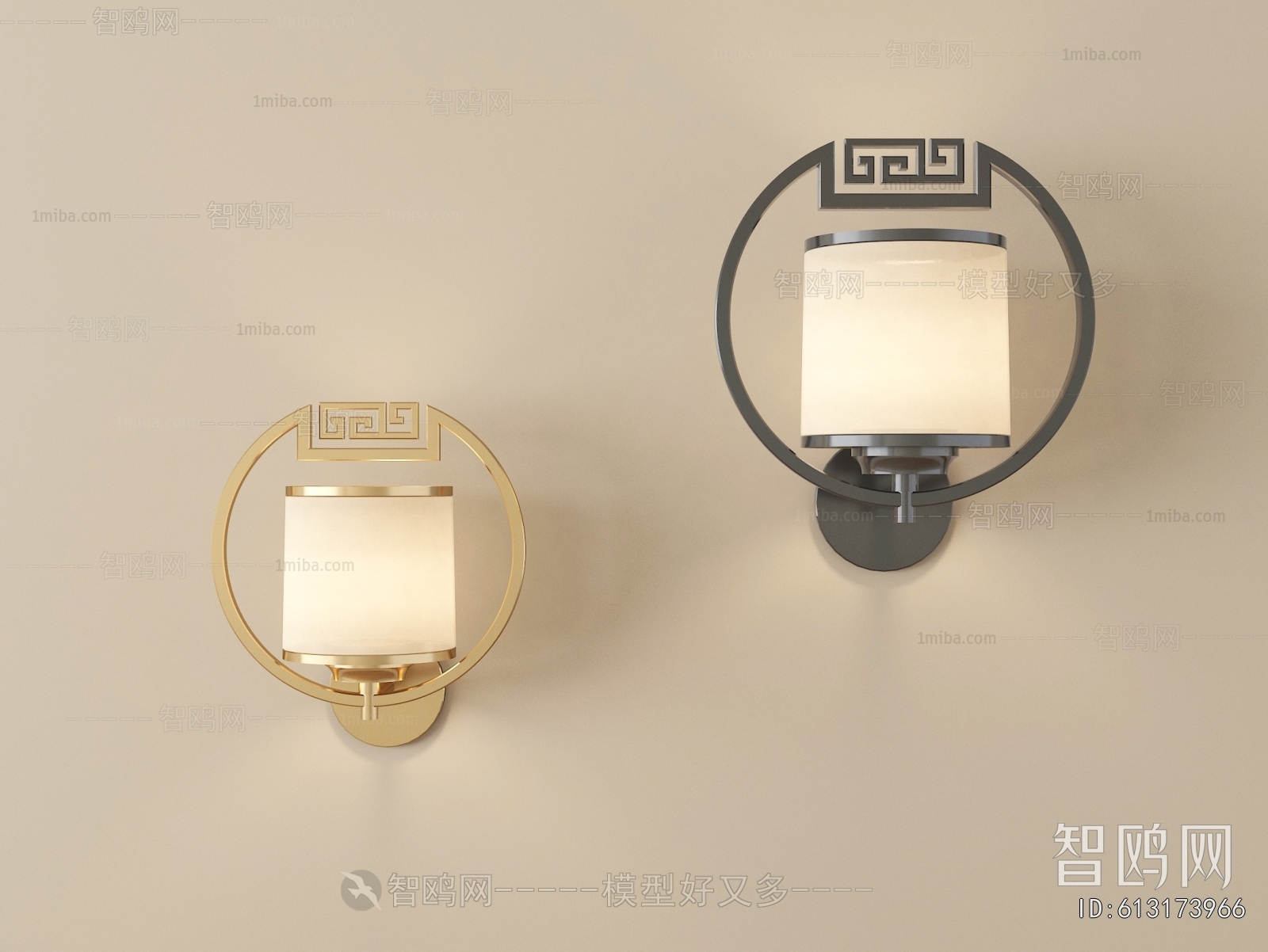 New Chinese Style Wall Lamp