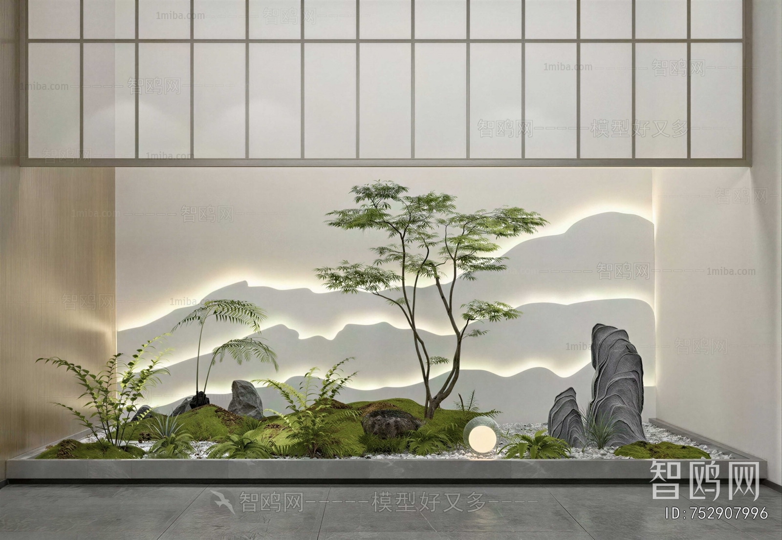 New Chinese Style Plant Landscaping