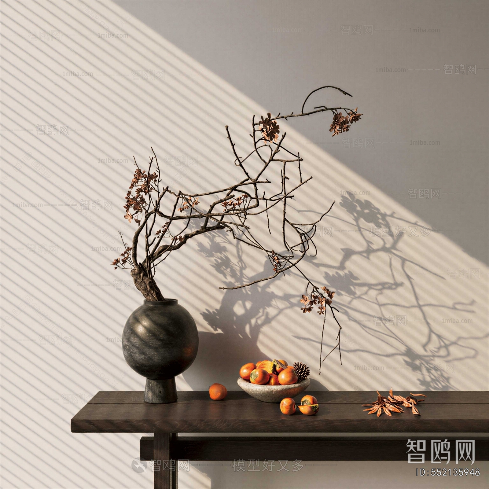 Wabi-sabi Style Dried Branch