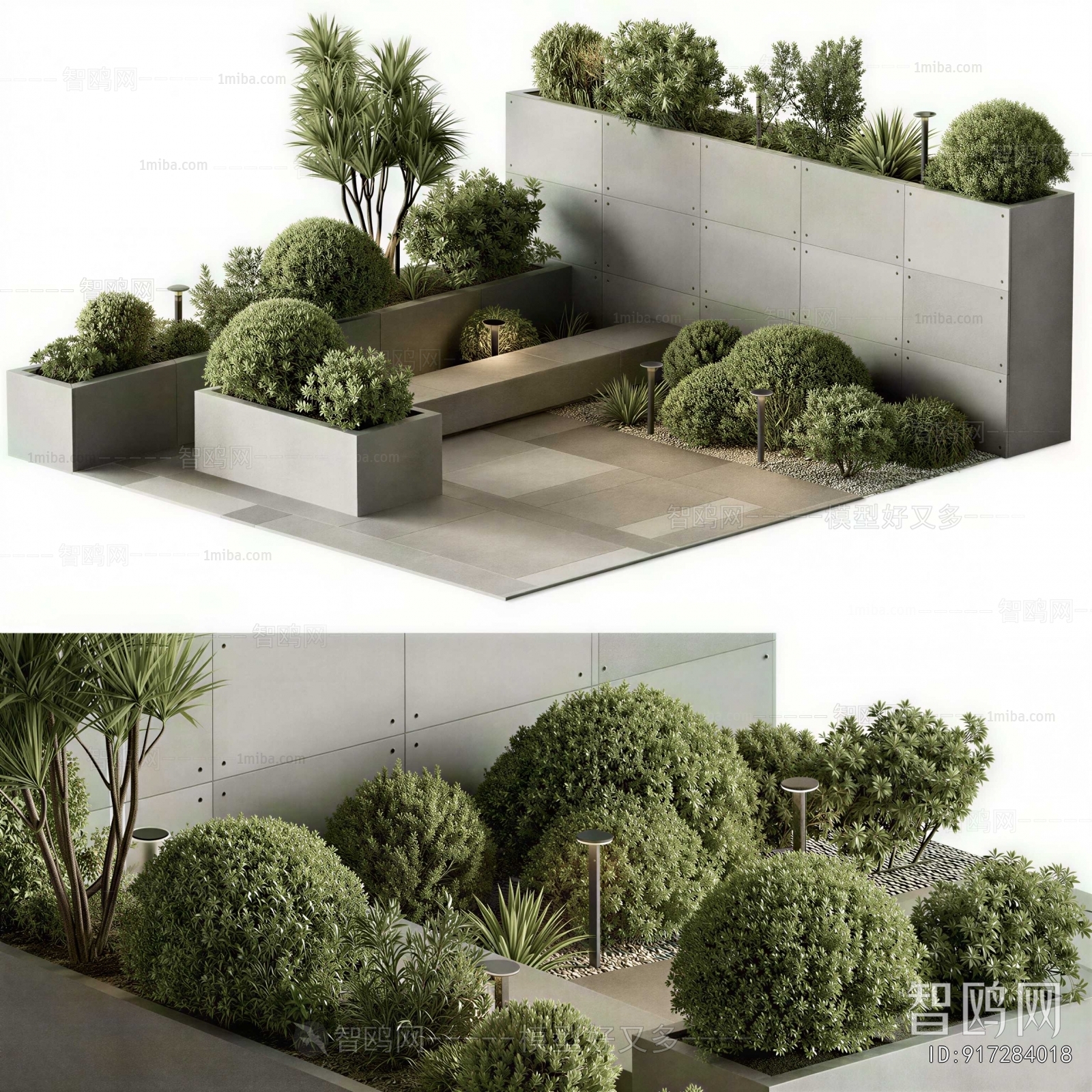 Modern Courtyard/landscape