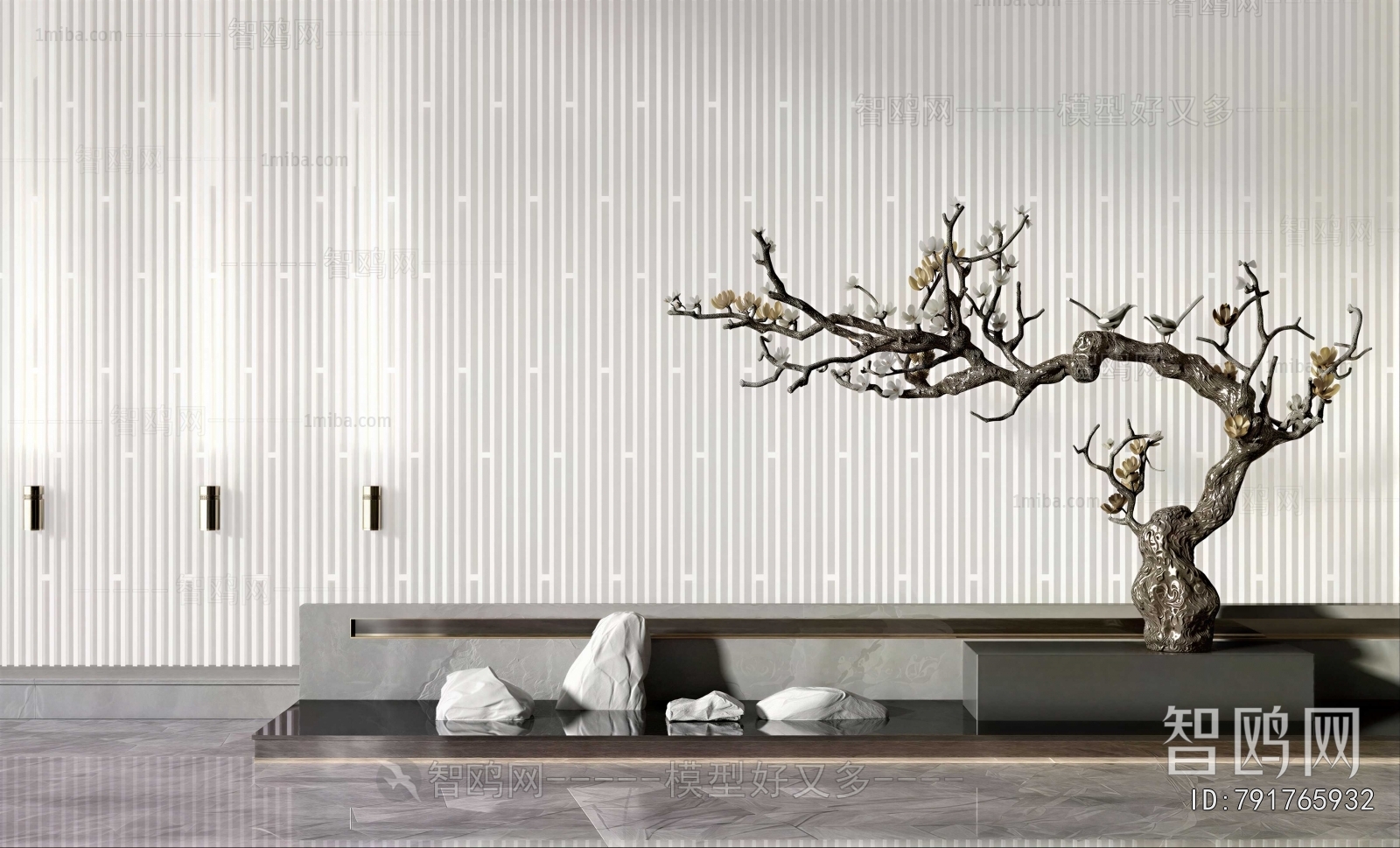 New Chinese Style Plant Landscaping