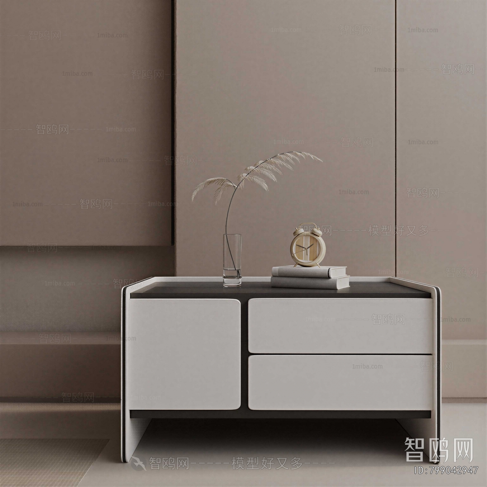 Modern Bedside Cupboard