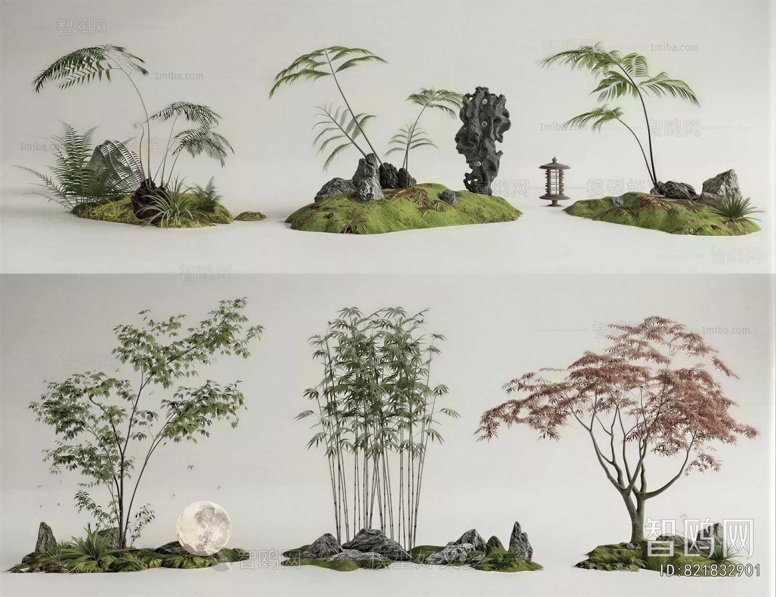 New Chinese Style Plant Landscaping