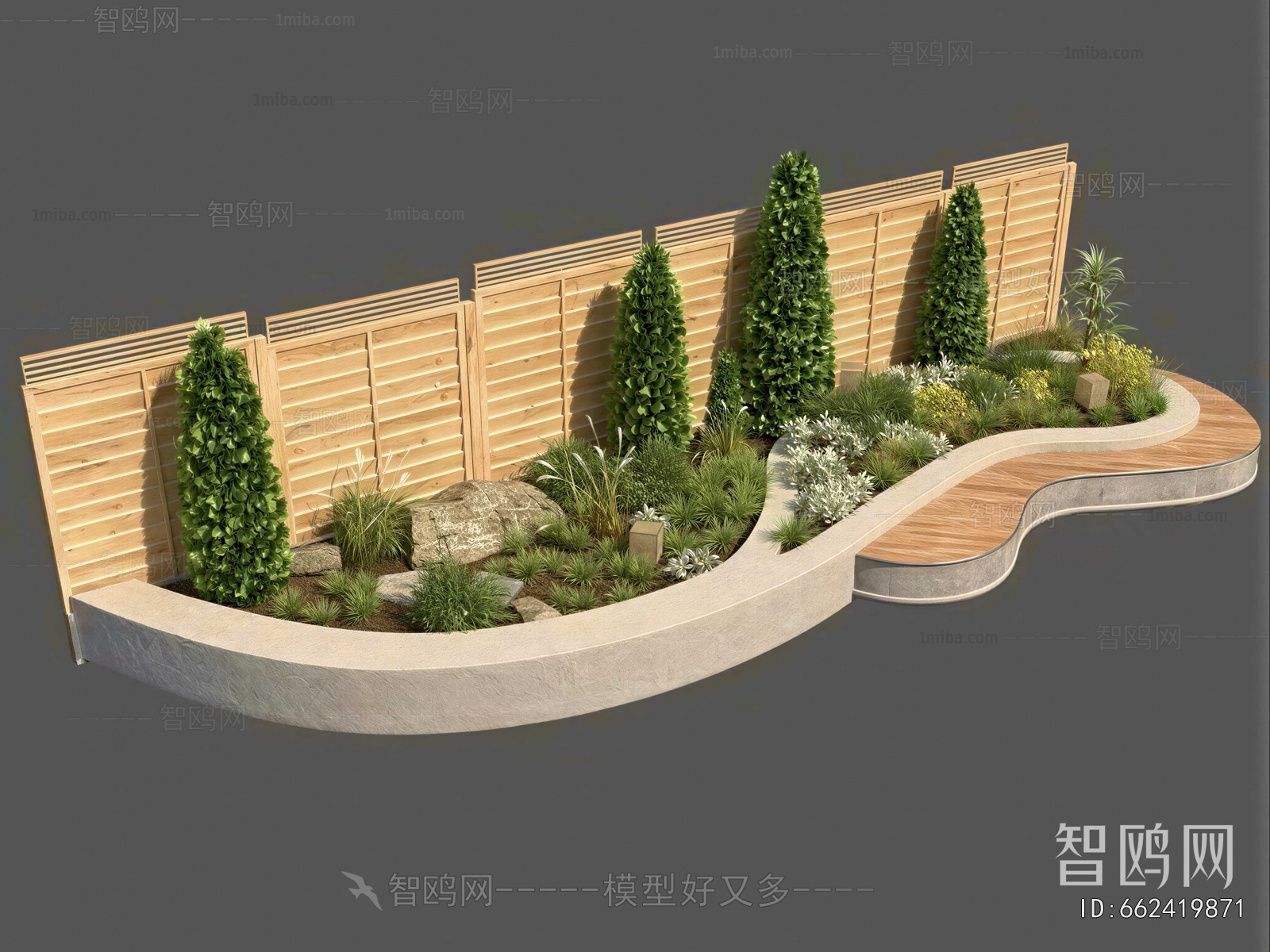 Modern Courtyard/landscape