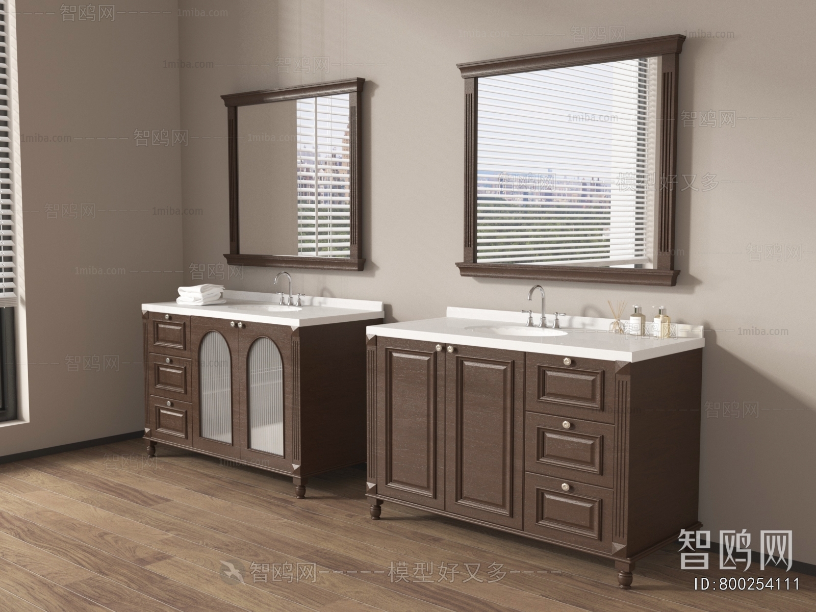 French Style Bathroom Cabinet