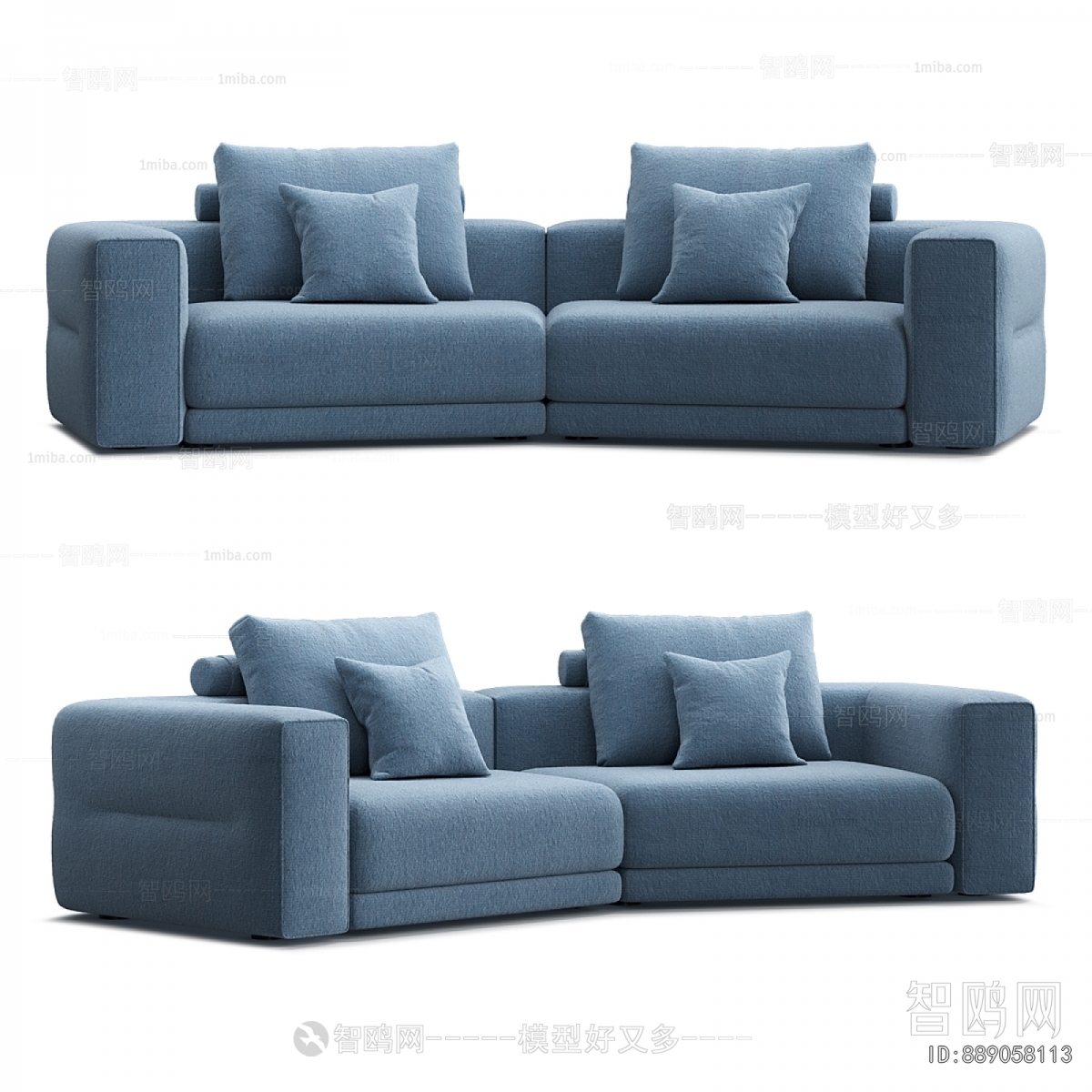 Modern Three-seat Sofa