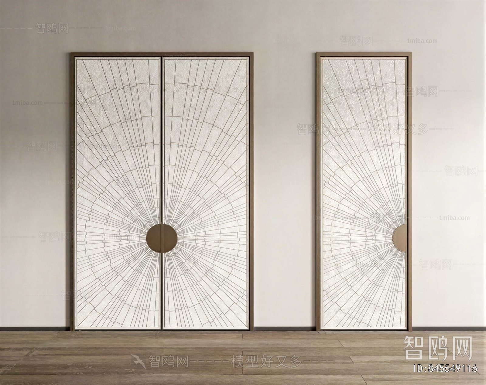 New Chinese Style Double Door