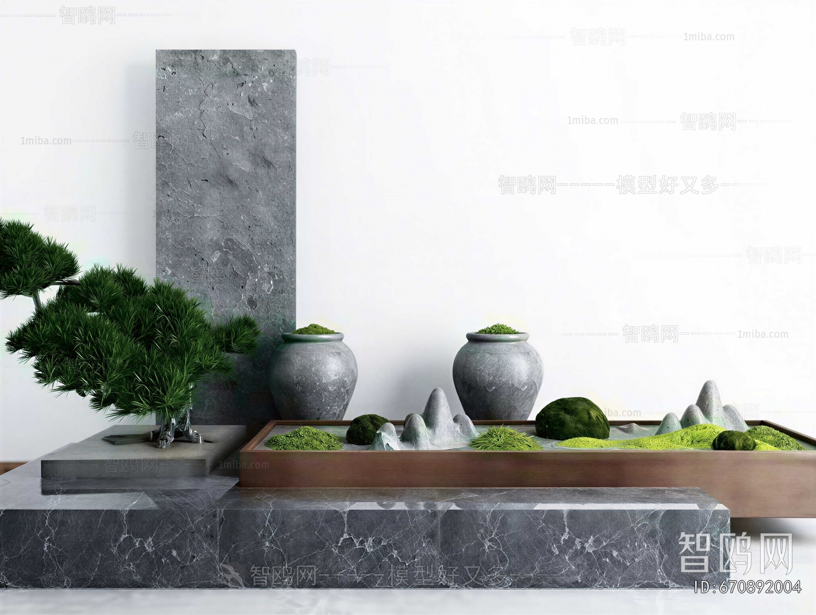 New Chinese Style Plant Landscaping