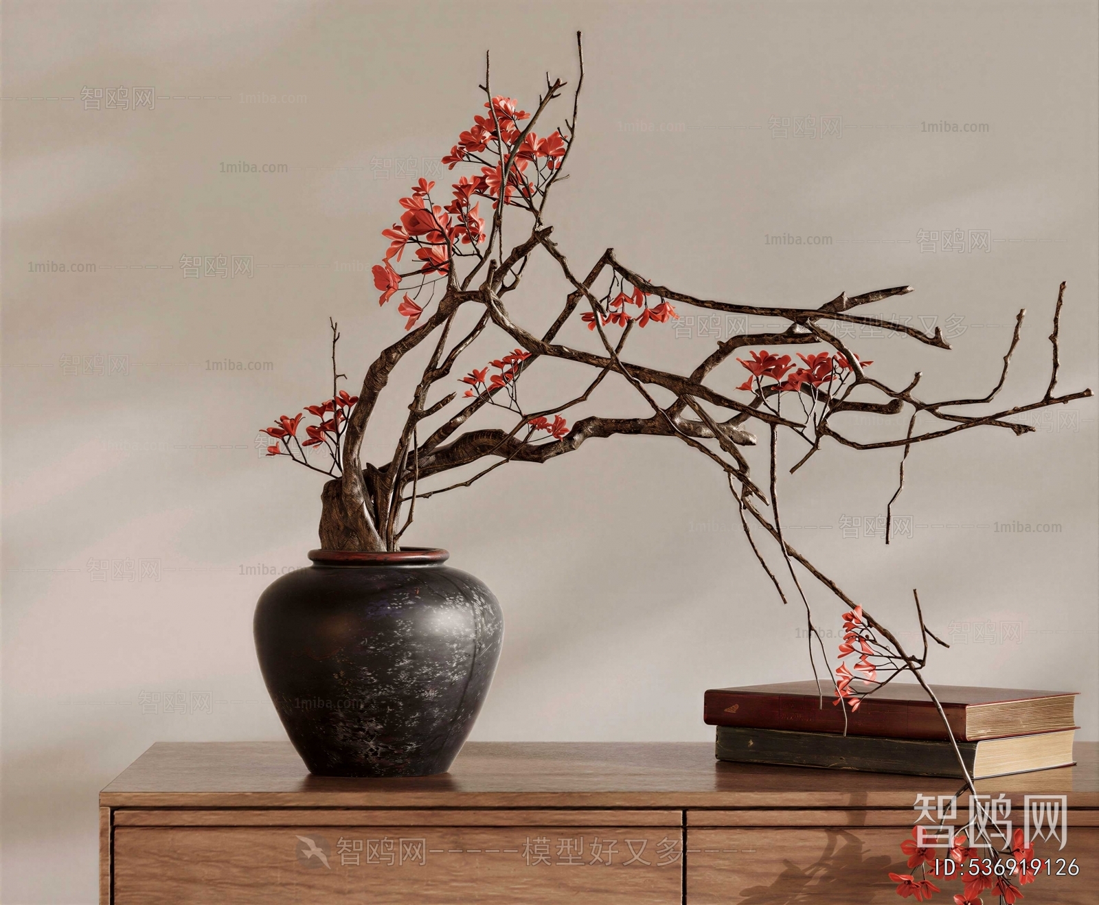 Wabi-sabi Style Dried Branch