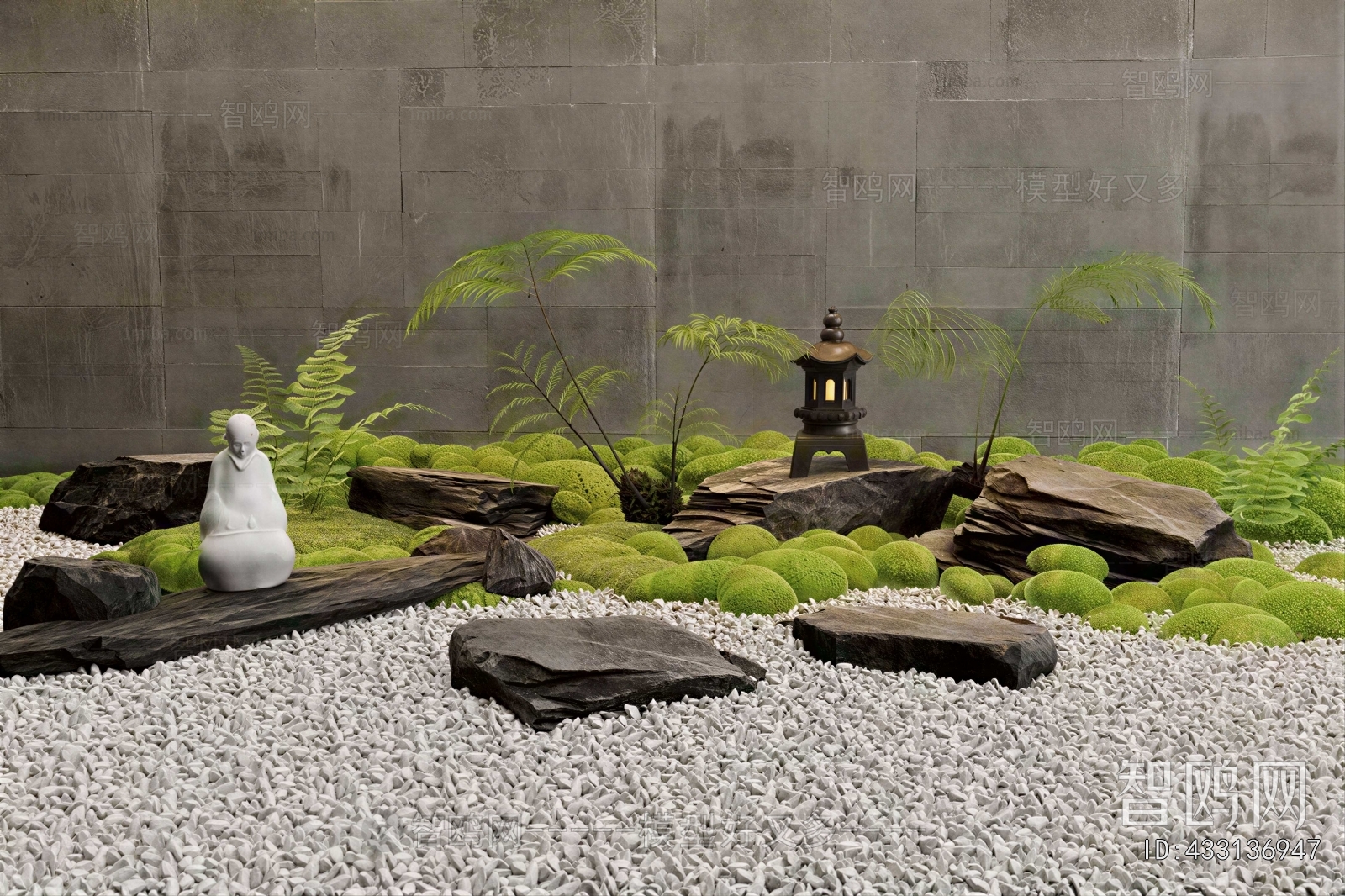 New Chinese Style Plant Landscaping