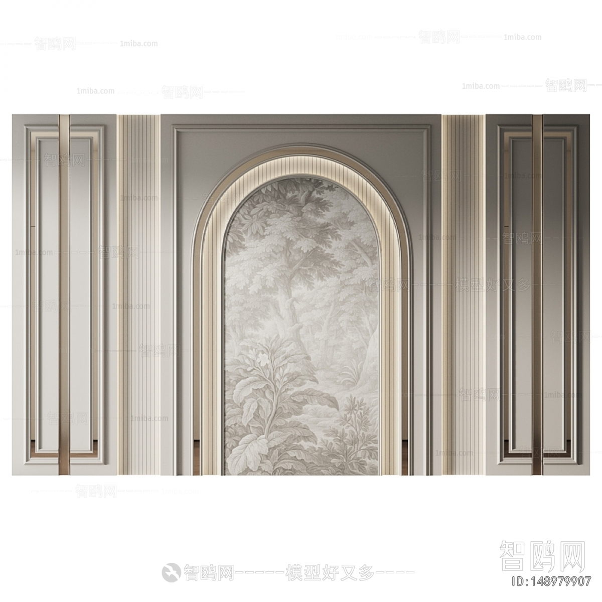 French Style TV Wall