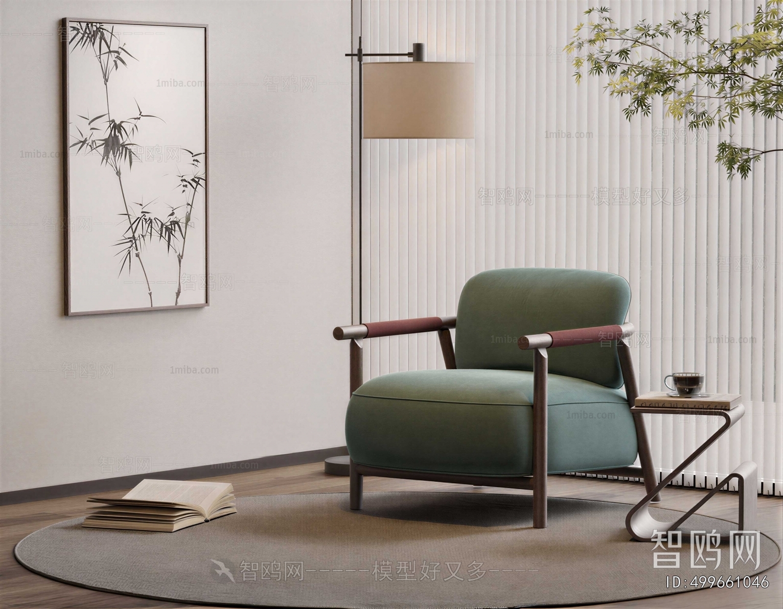 New Chinese Style Lounge Chair