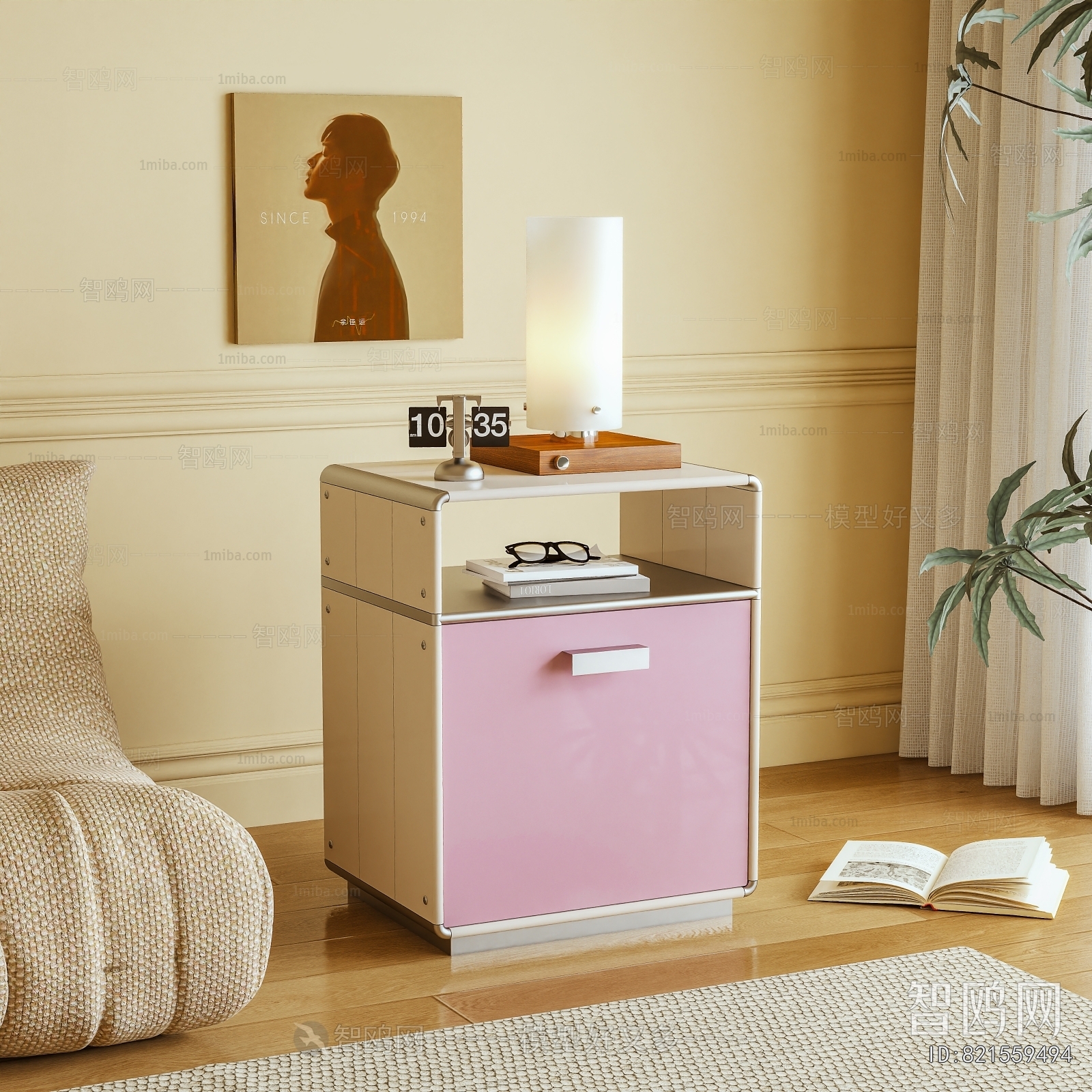 Modern Bedside Cupboard