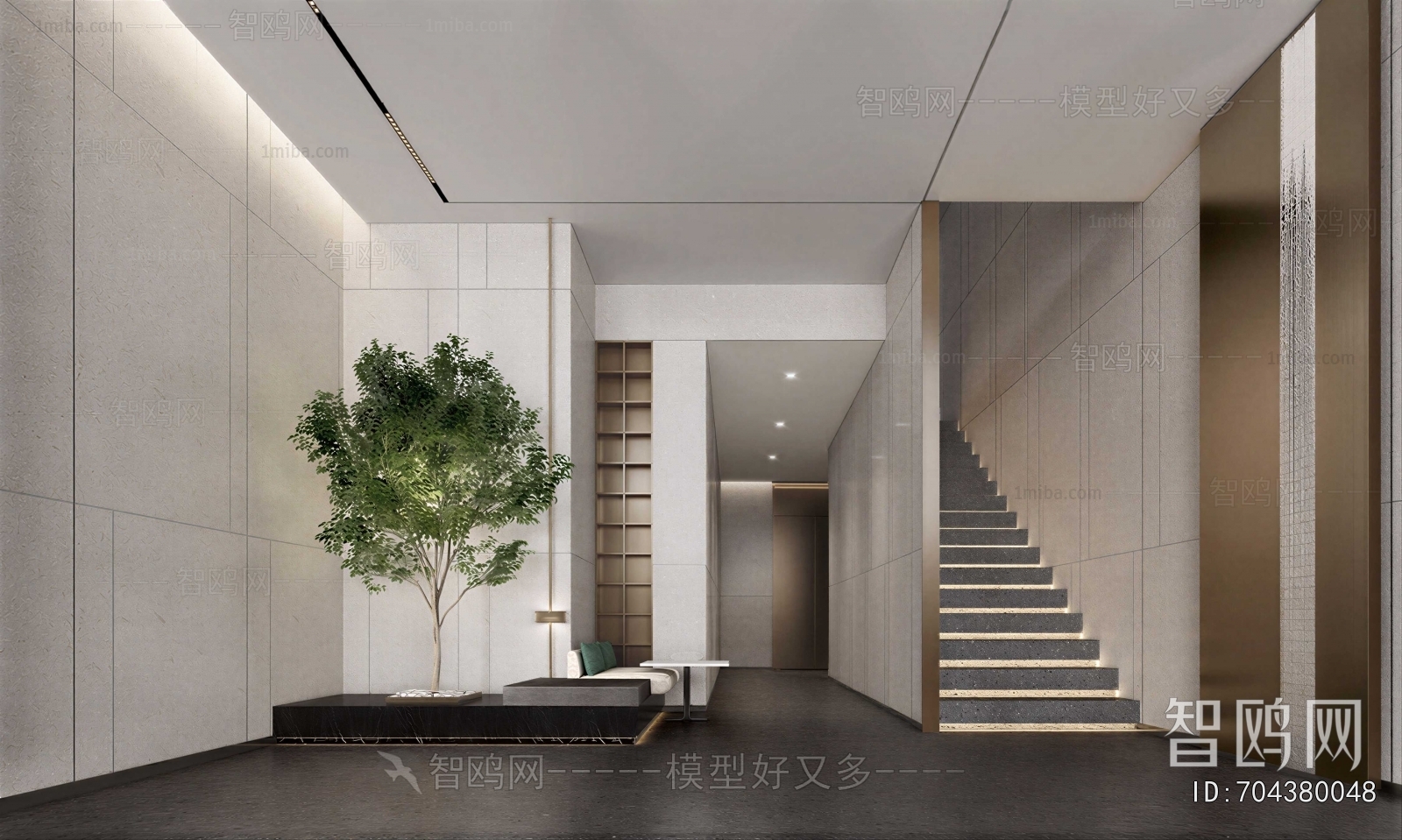 Modern Office Reception Desk