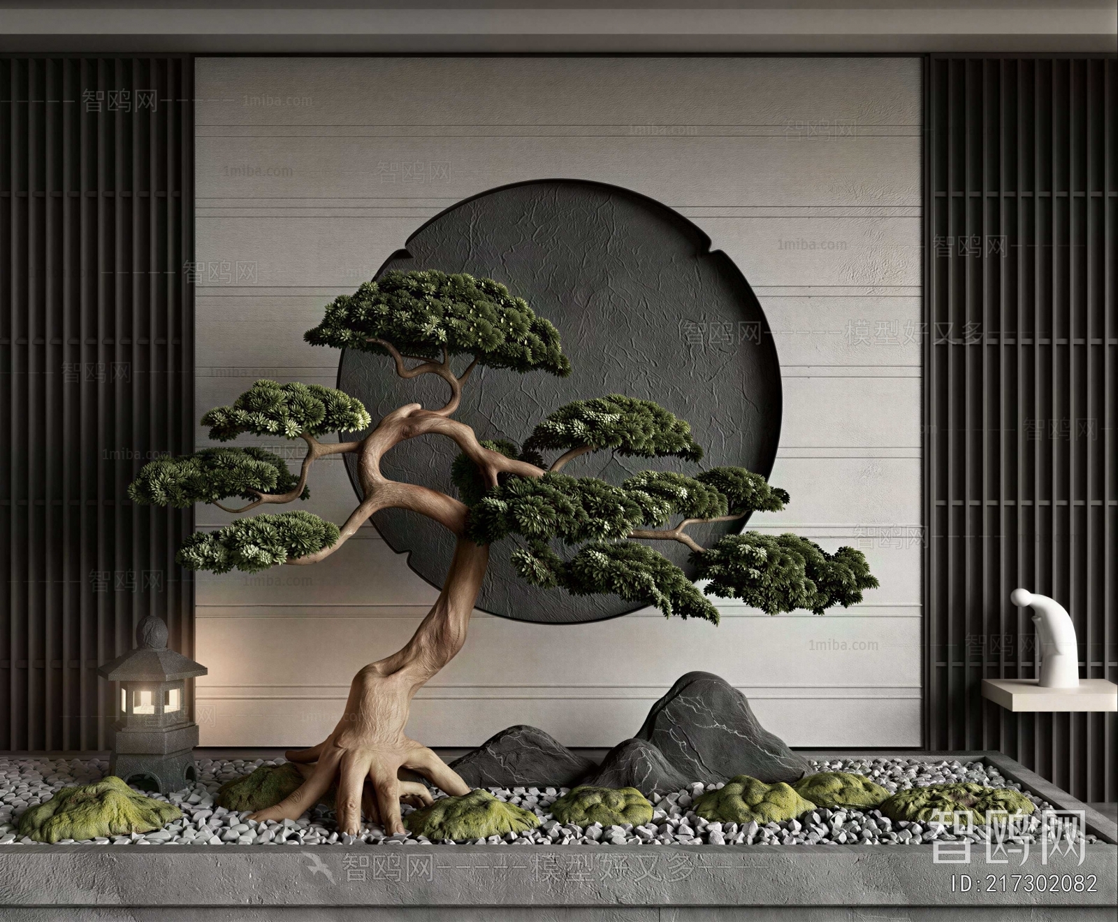 New Chinese Style Plant Landscaping