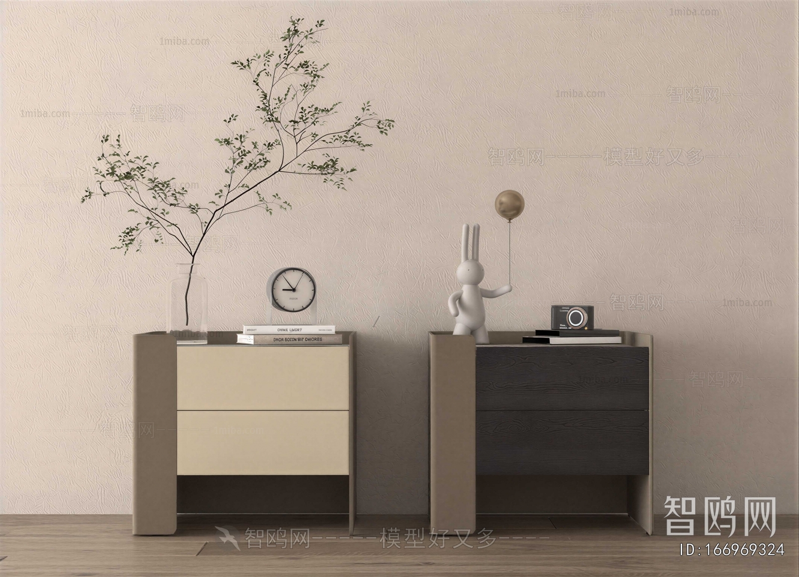 Modern Bedside Cupboard