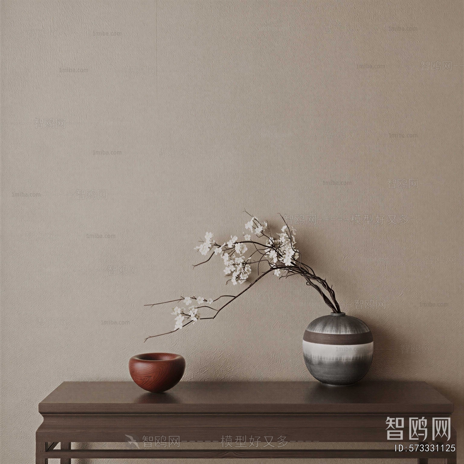 New Chinese Style Flower Arrangement