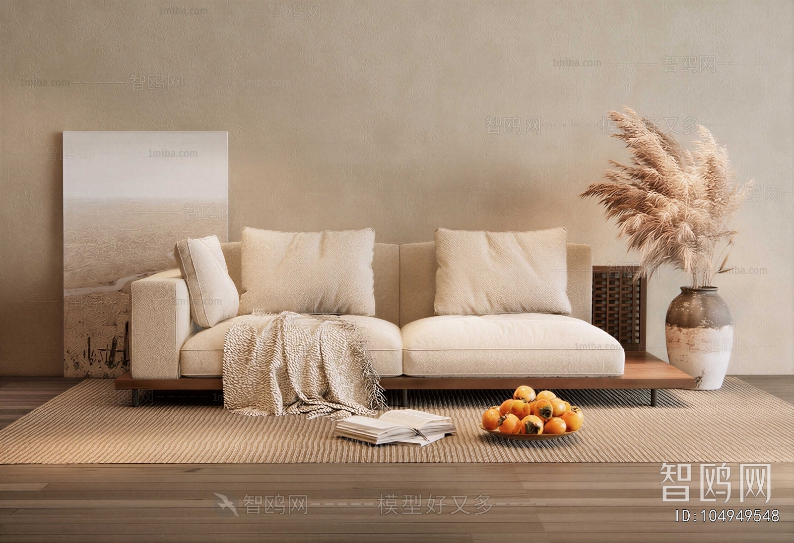 Wabi-sabi Style A Sofa For Two