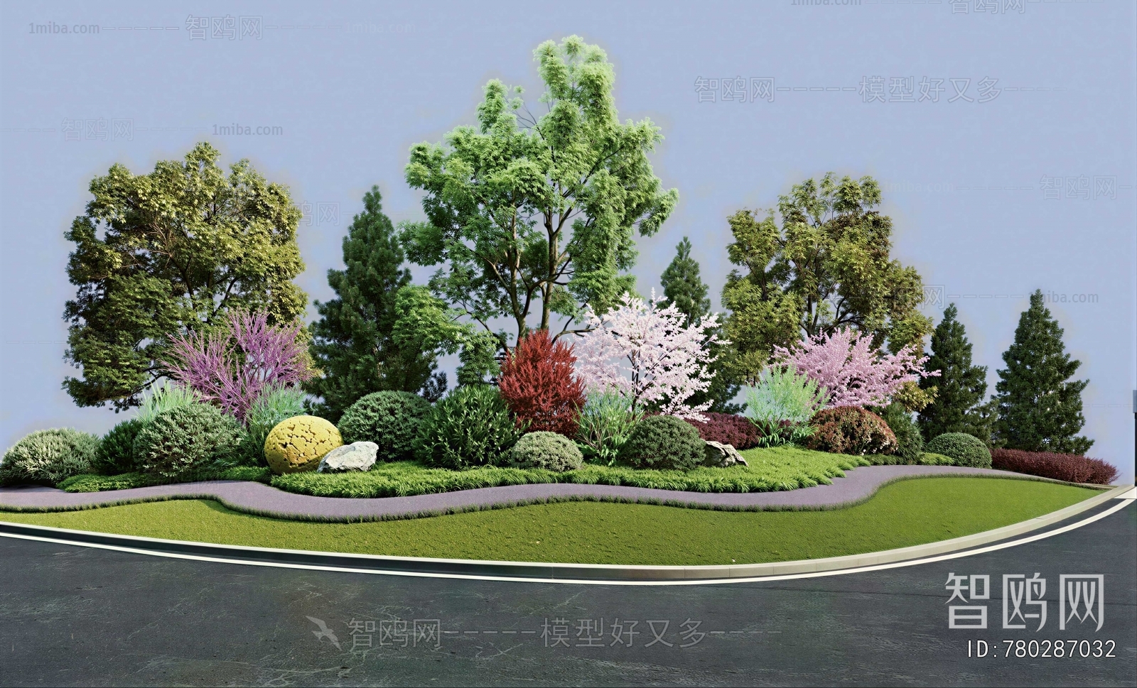 Modern Park Landscape