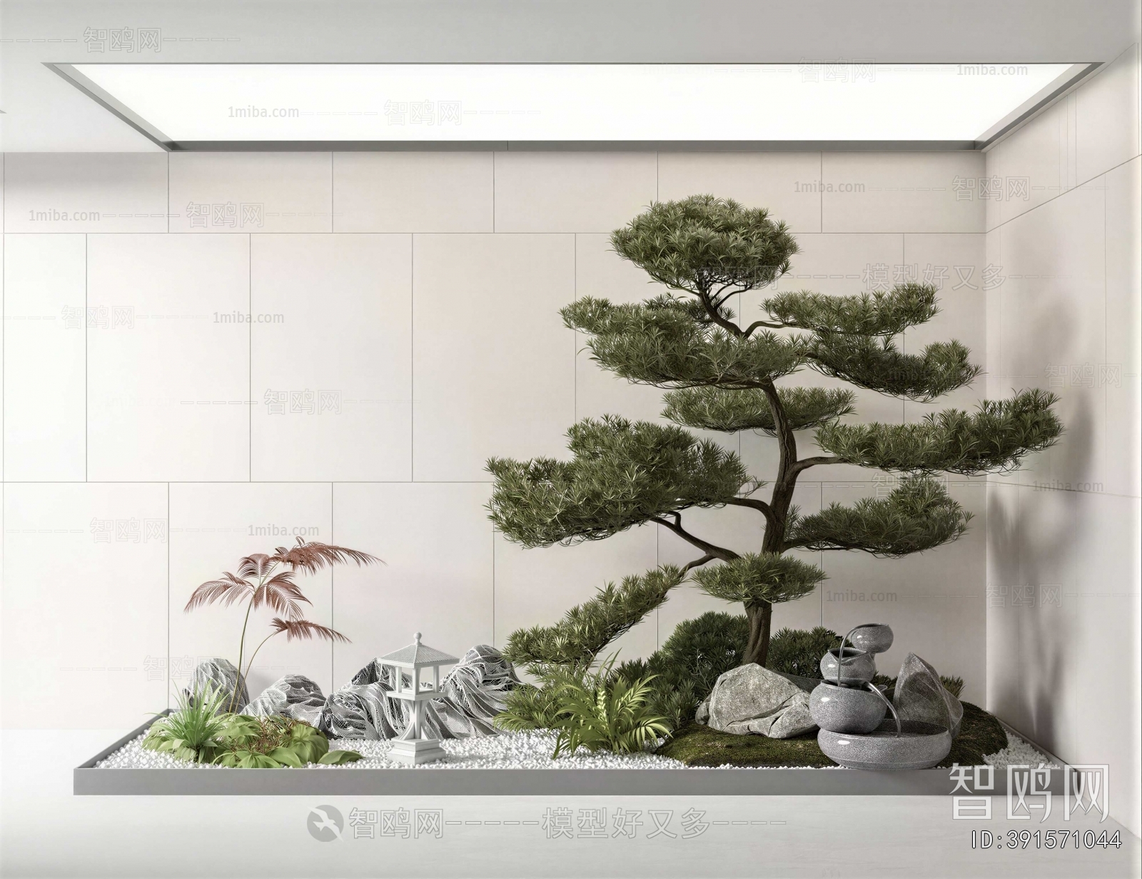 New Chinese Style Plant Landscaping