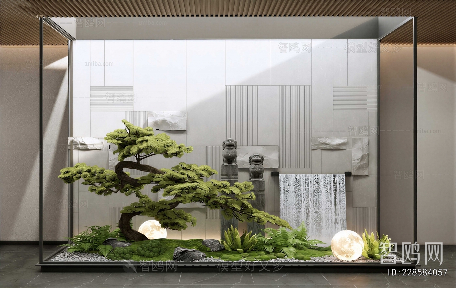 New Chinese Style Plant Landscaping