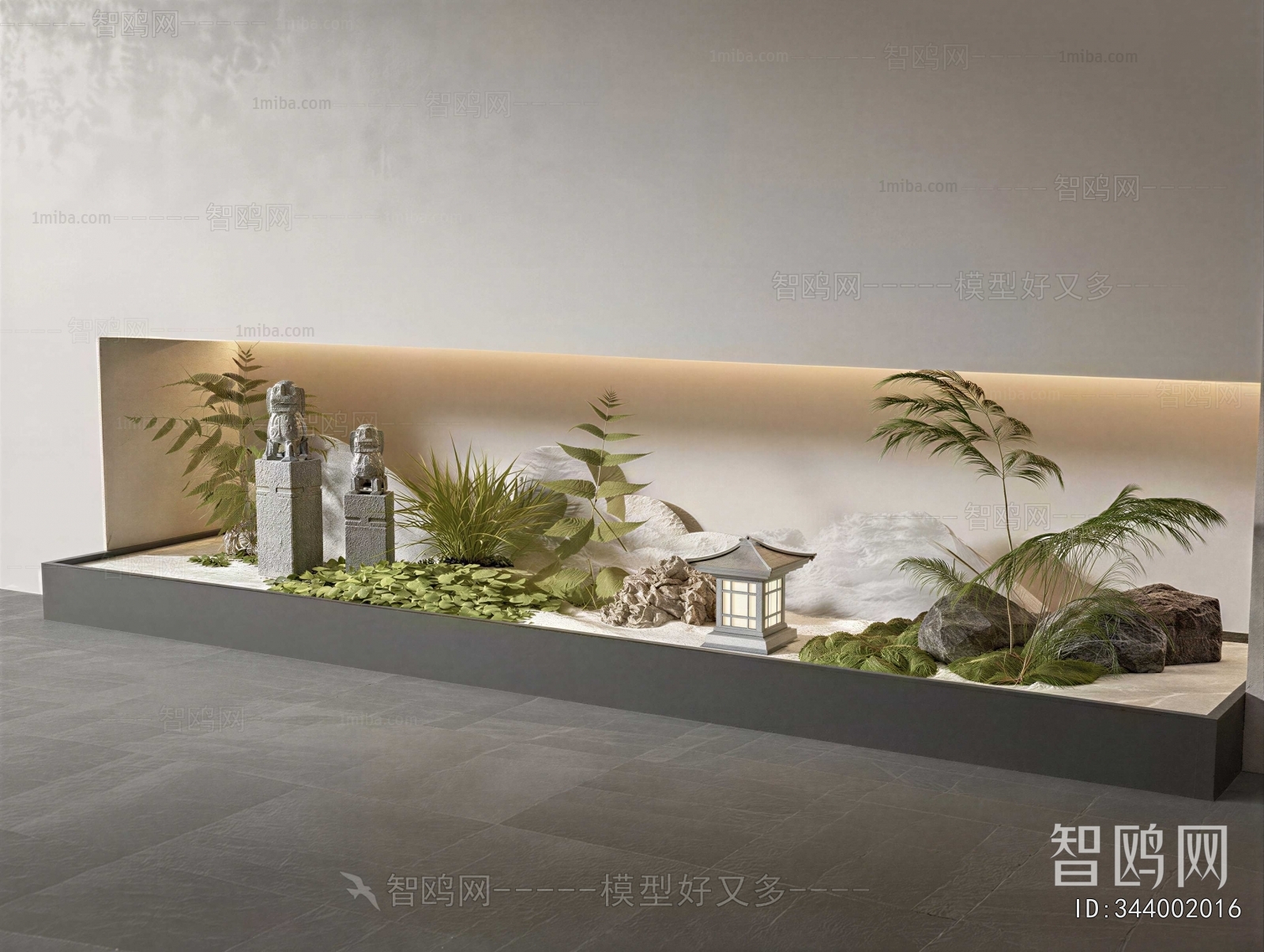 New Chinese Style Plant Landscaping