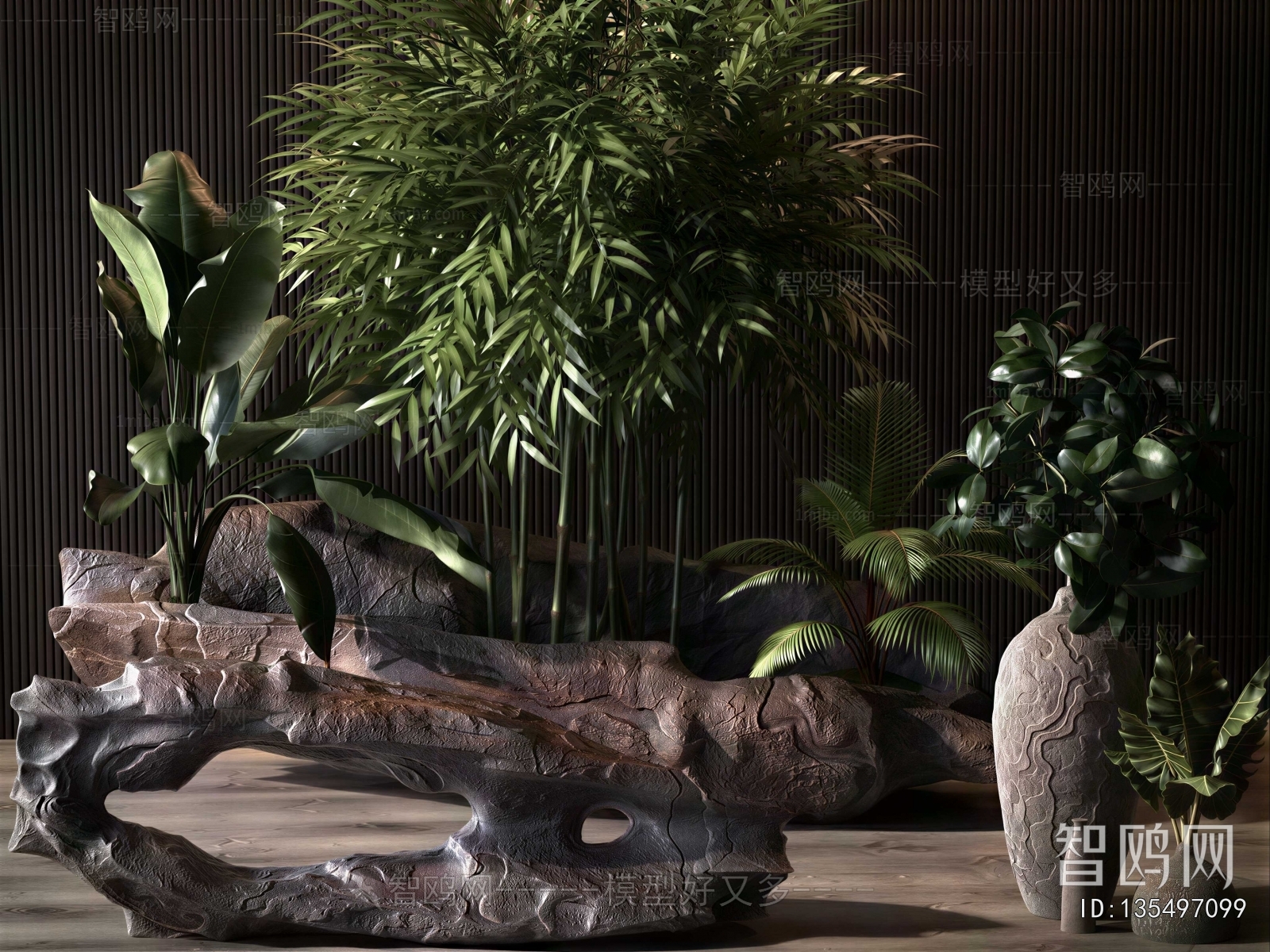 New Chinese Style Plant Landscaping