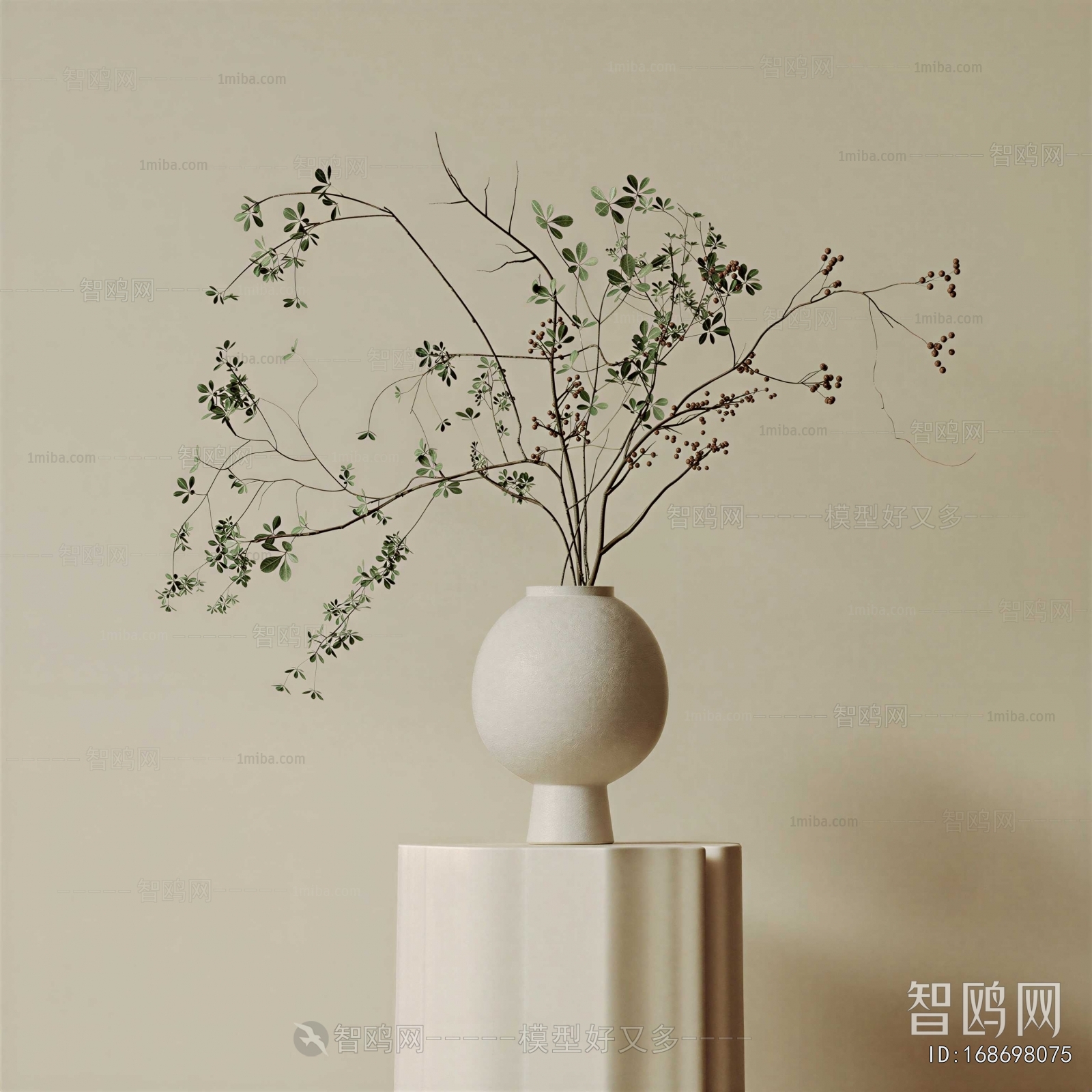 Wabi-sabi Style Flower Arrangement