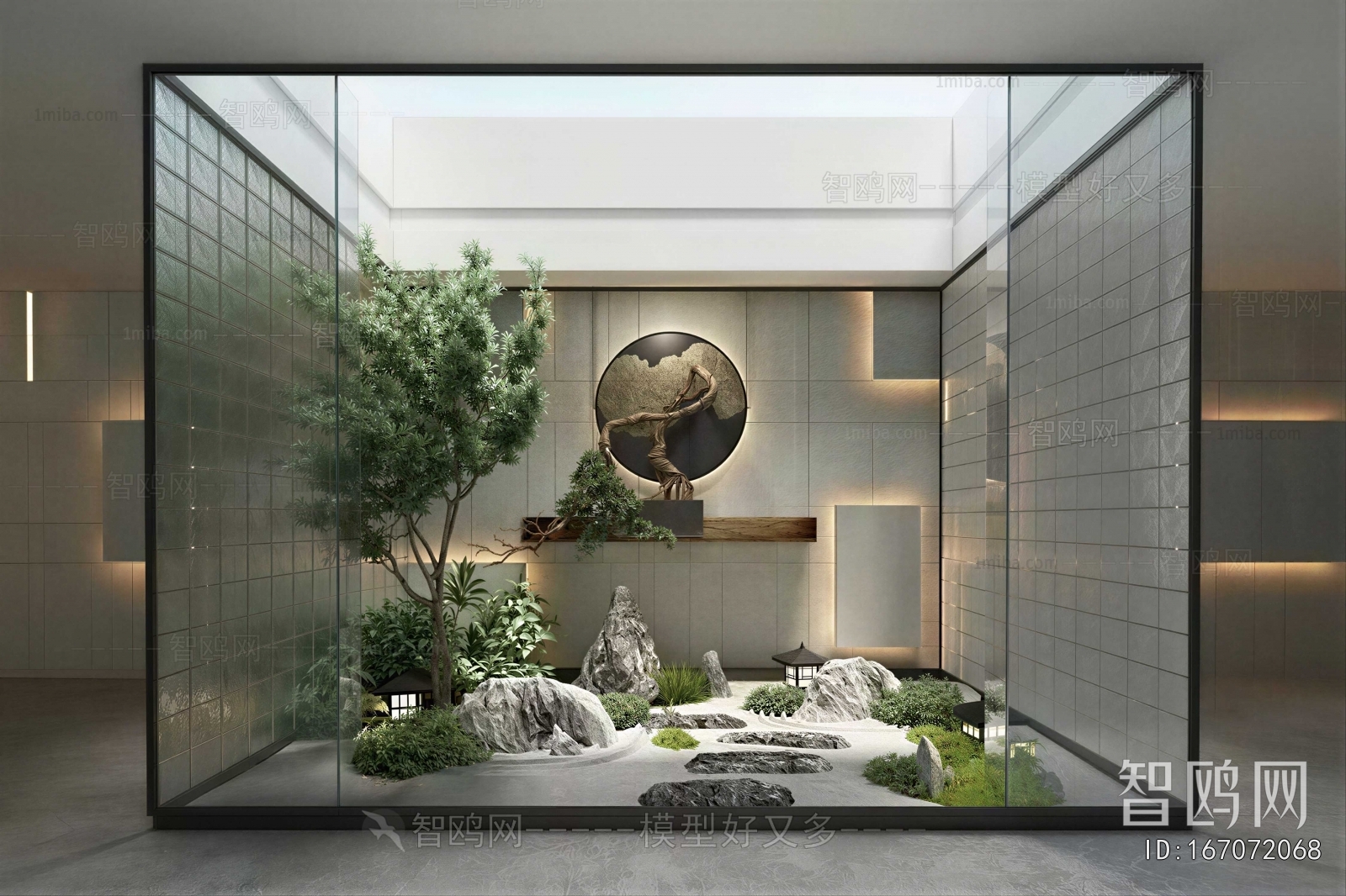 New Chinese Style Plant Landscaping