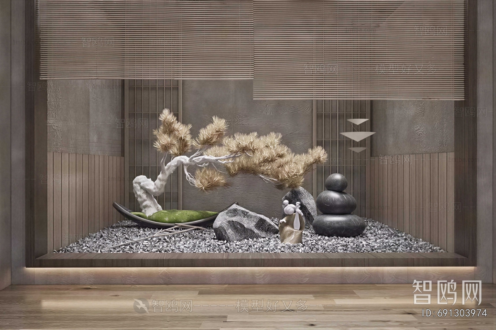 New Chinese Style Plant Landscaping