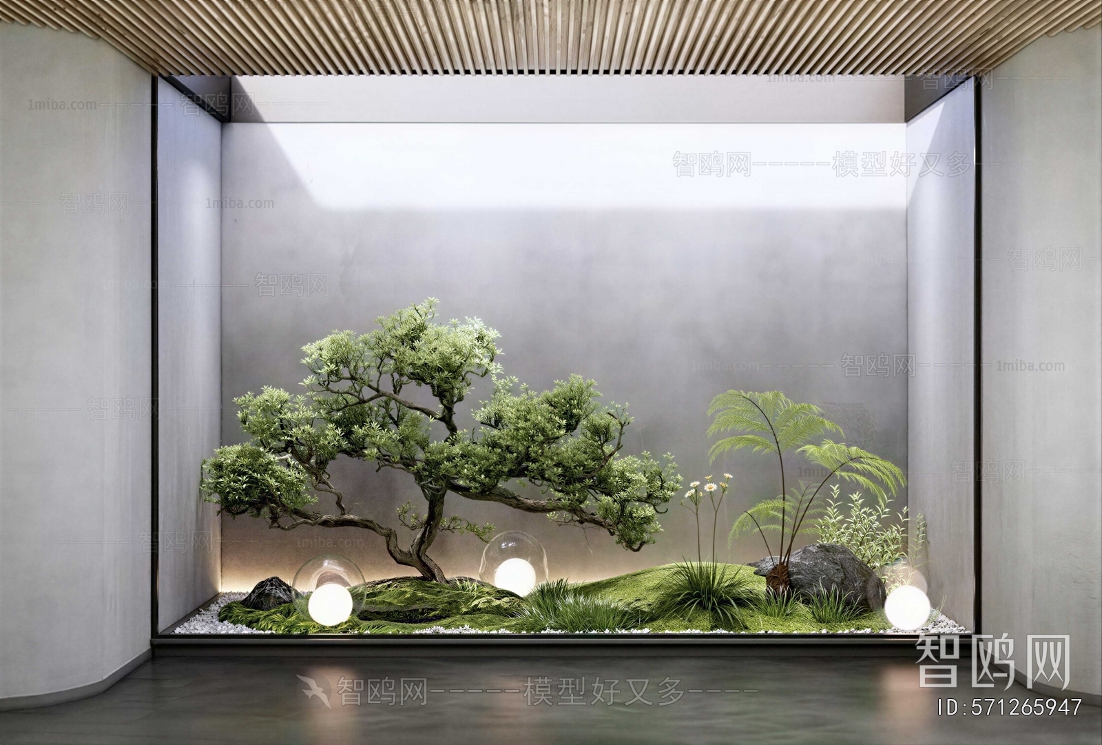 New Chinese Style Plant Landscaping